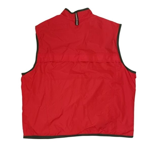 Vintage GAP Vest Y2K Streetwear Althetic Thermal Lined Zip Pocket Neon Men's XXL - Picture 11 of 15